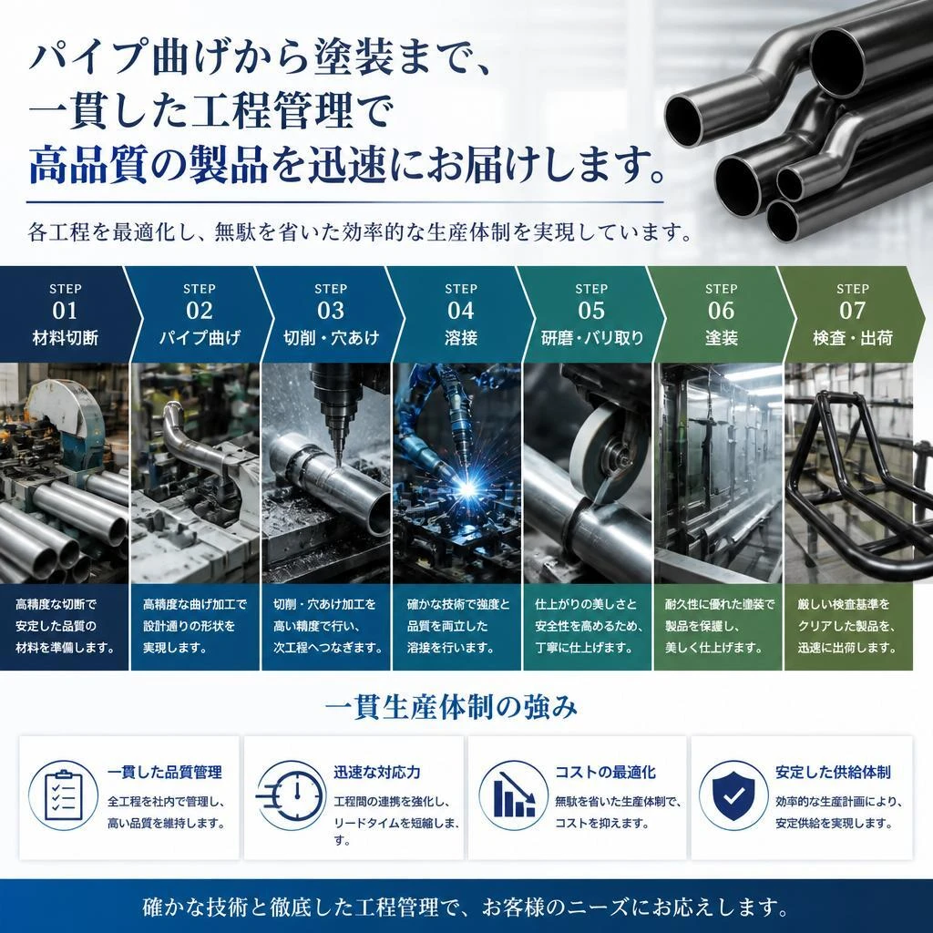 一貫生産のメリット