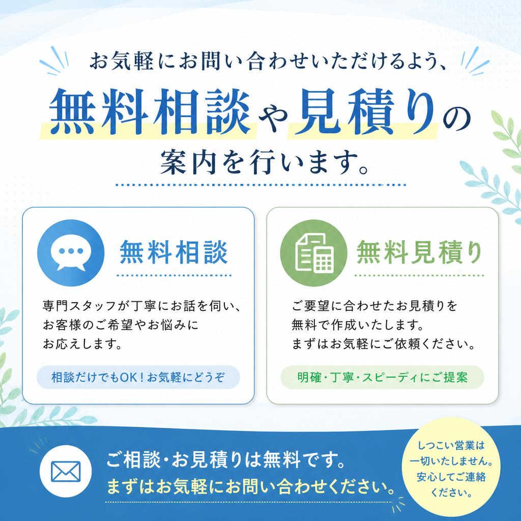 今すぐお問い合わせを！