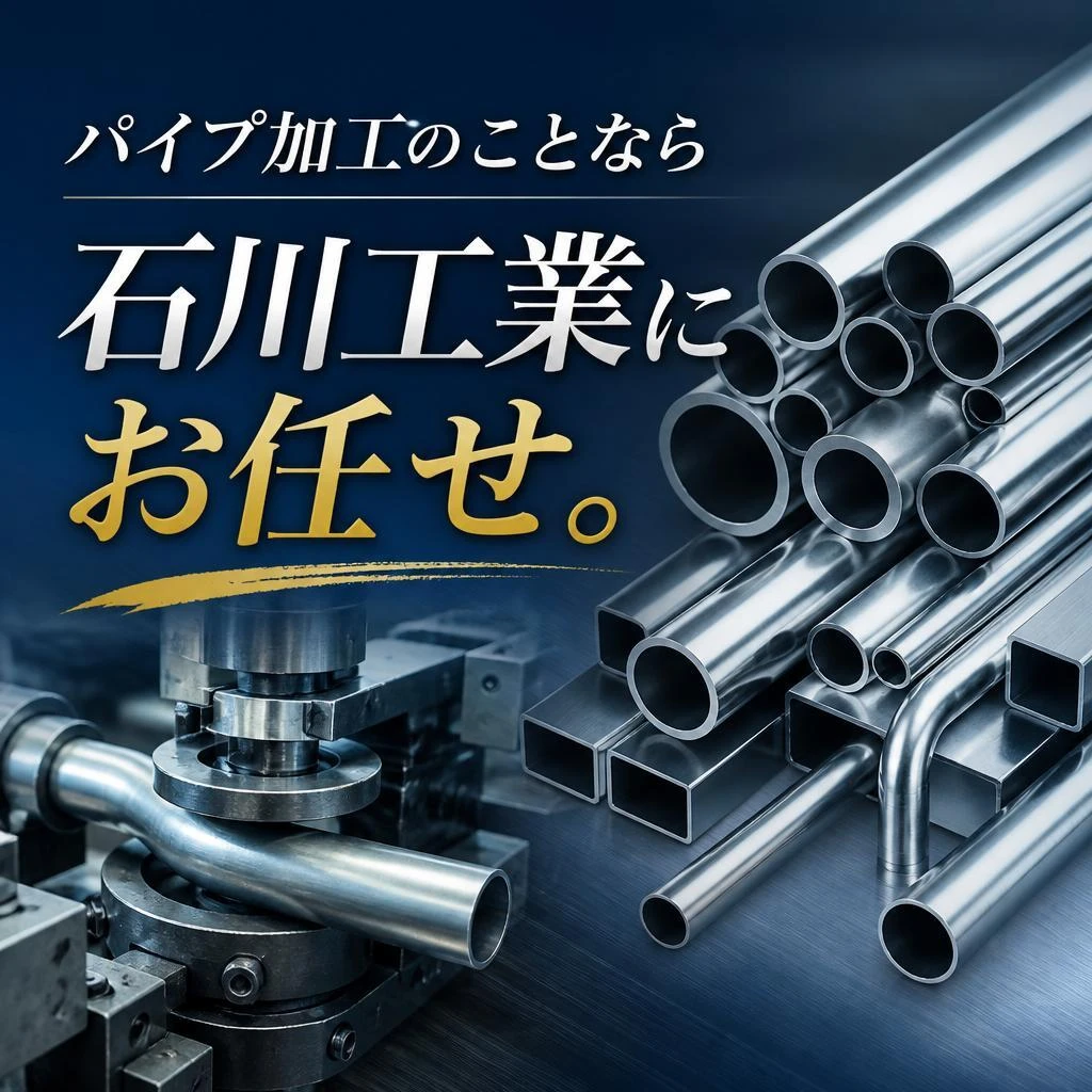 2次元も3次元も。形状に合わせたパイプ曲げ加工